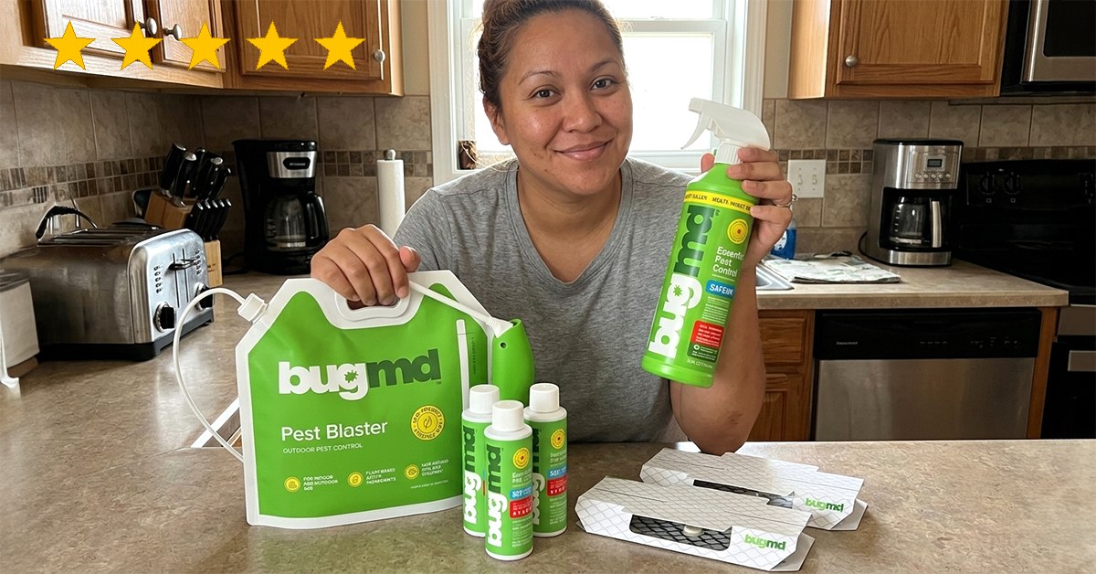 A real BugMD customer with the Whole Home Defense Kit